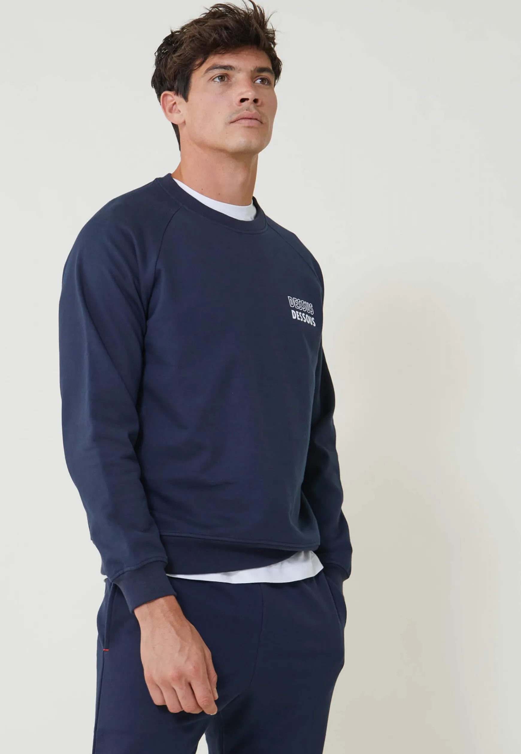 Le slip français Sweat-shirt en molleton gratté-Cheikh Marine<Homme Hauts