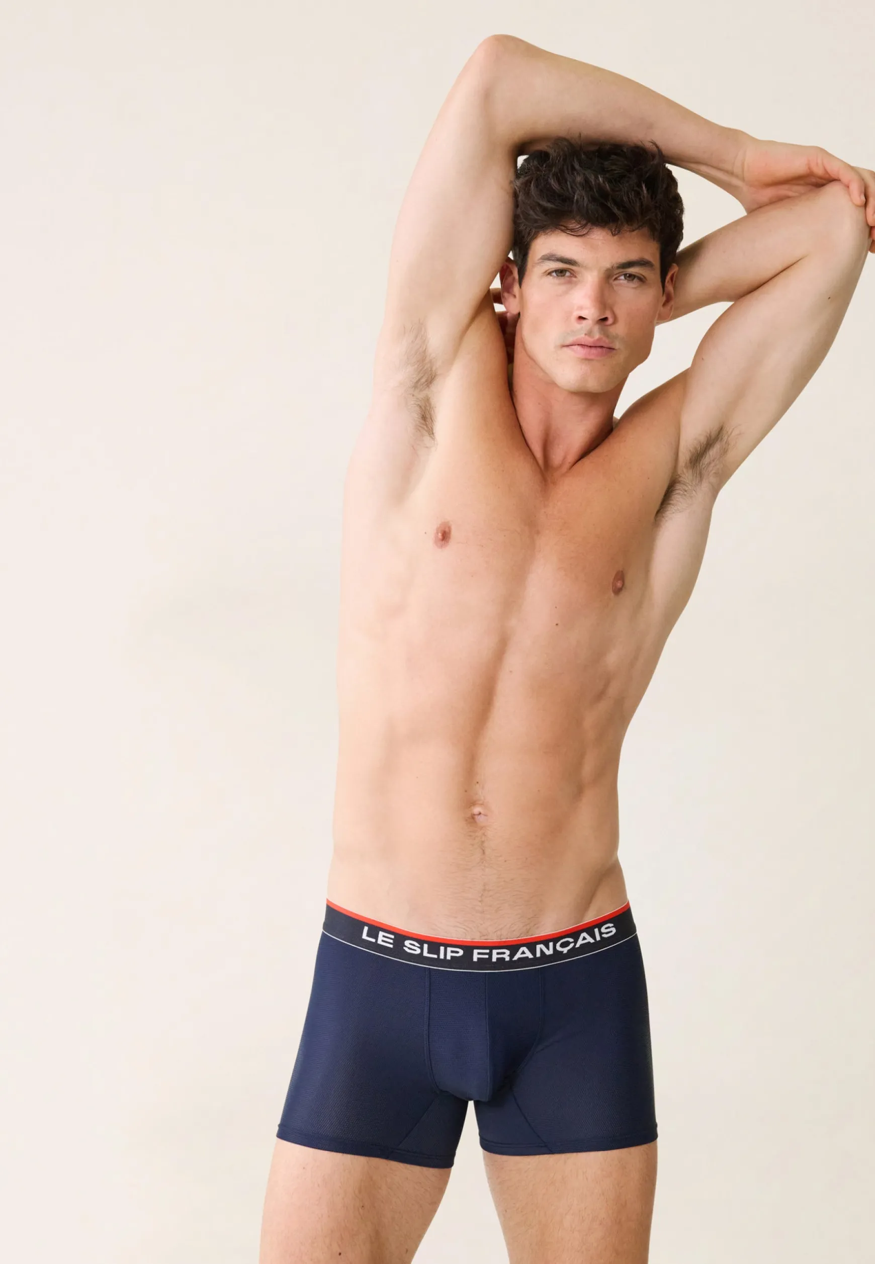 Le slip français Trio de boxers de sport-Pack Trio Boxer Guillaume Marine Noir Blanc<Homme Packs De Boxers | Sous-Vêtements De Sports