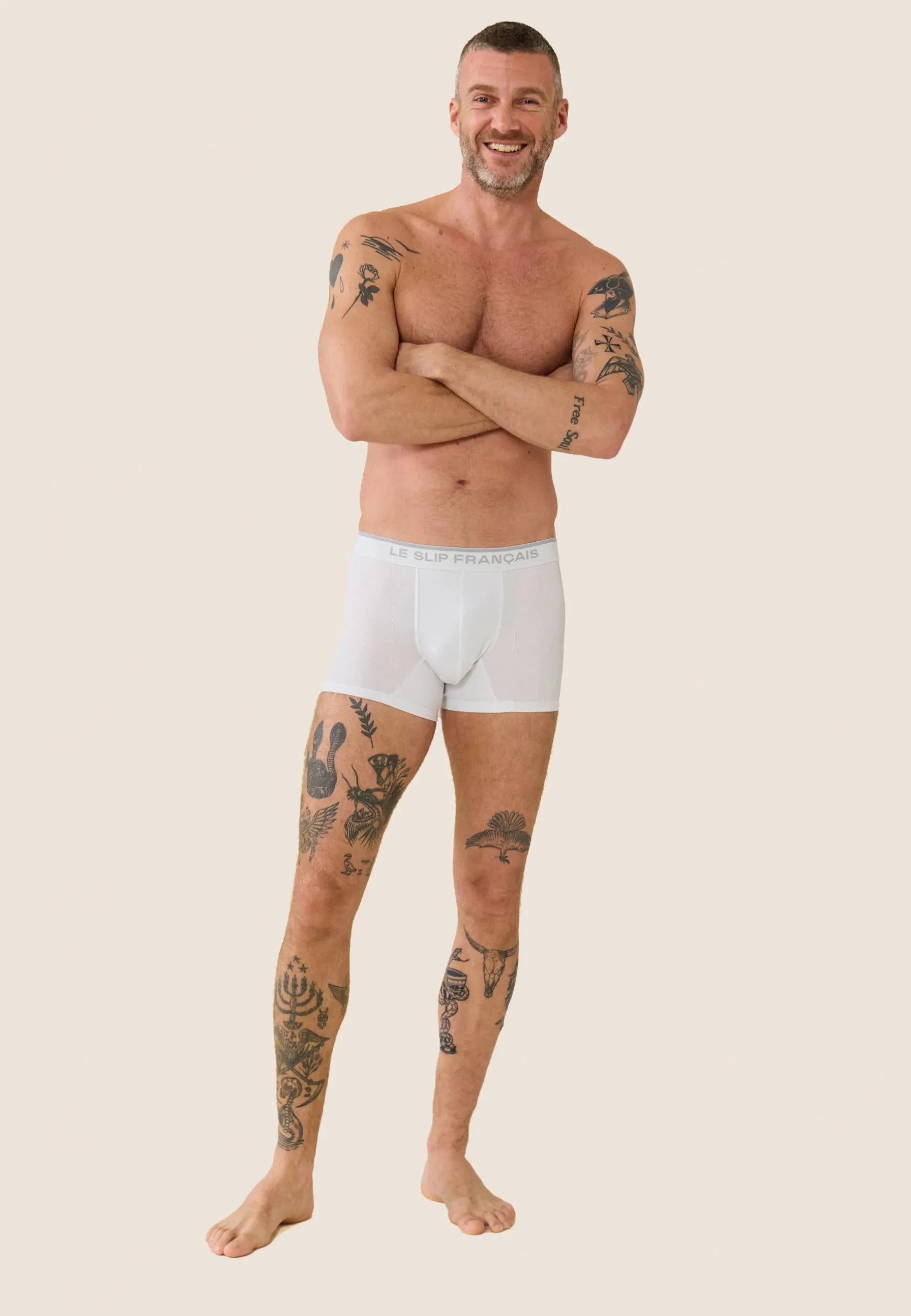 Le slip français Trio de boxers de sport-Pack Trio Boxer Guillaume Marine Noir Blanc<Homme Packs De Boxers | Sous-Vêtements De Sports