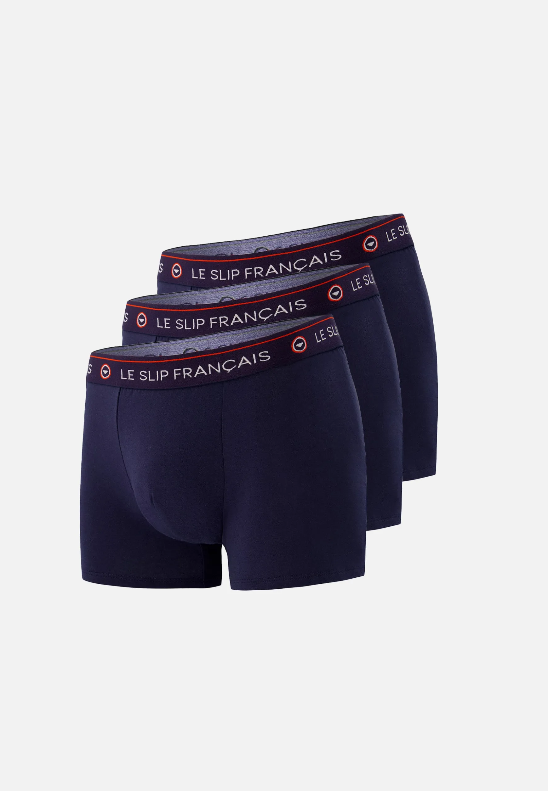 Le slip français Trio de boxers en coton-Pack Trio Boxer Redoutable Marine<Homme Collection Cadeaux | Packs De Boxers