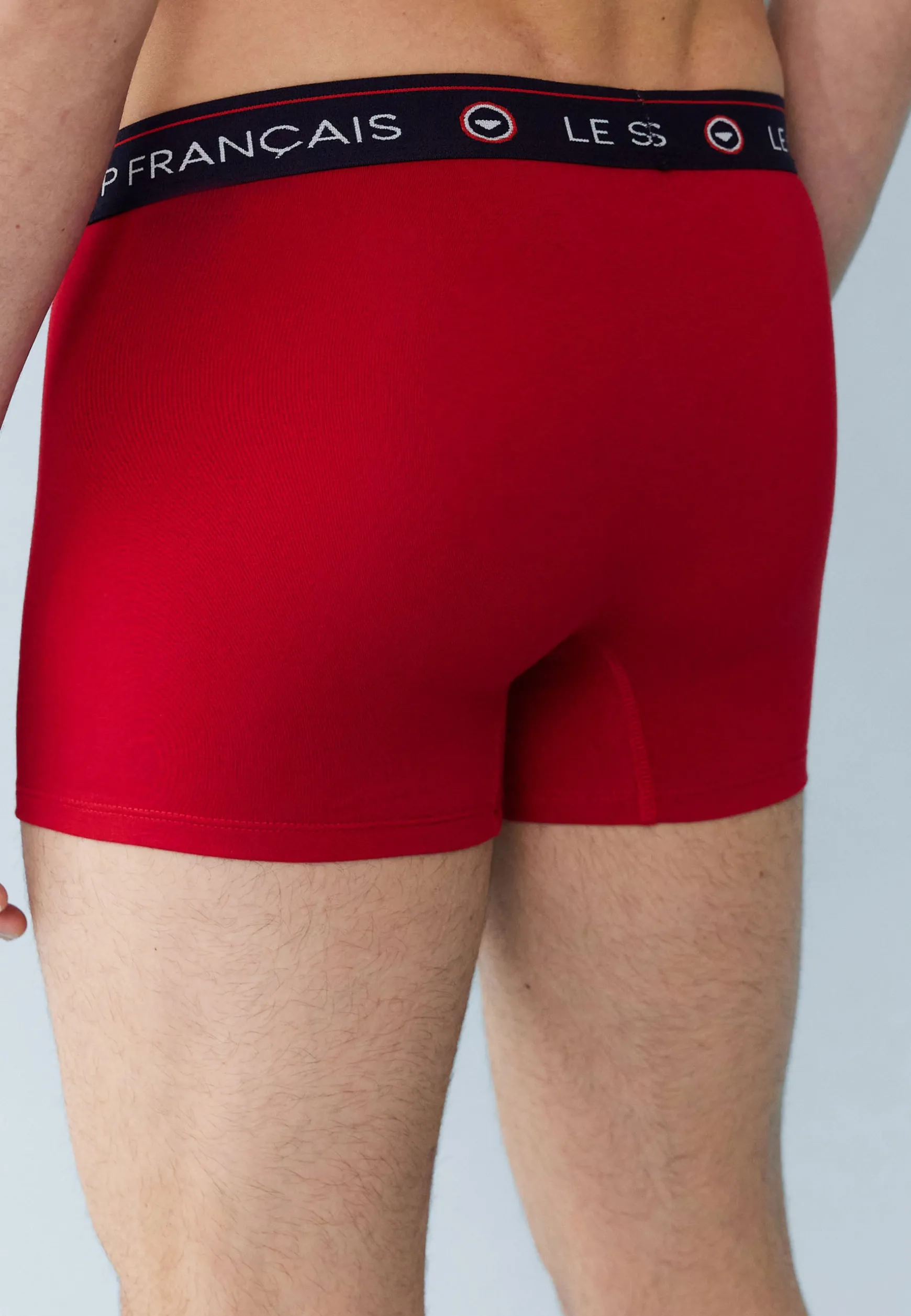 Le slip français Trio de boxers en coton-Pack Trio Boxer Redoutable Marine Blanc Rouge<Homme Collection Cadeaux | Packs De Boxers