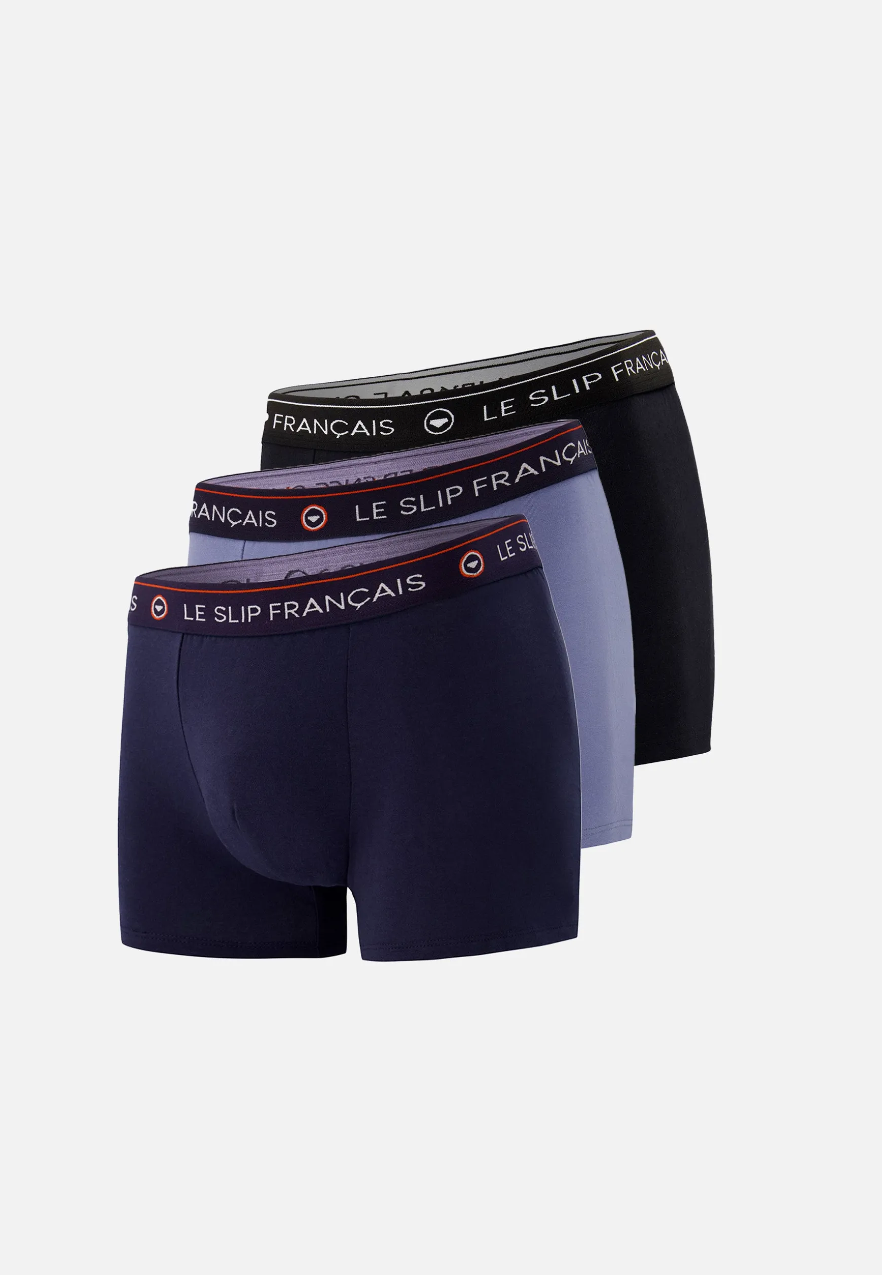 Le slip français Trio de boxers en coton-Pack Trio Boxer Redoutable Marine Noir Jean<Homme Collection Cadeaux | Packs De Boxers