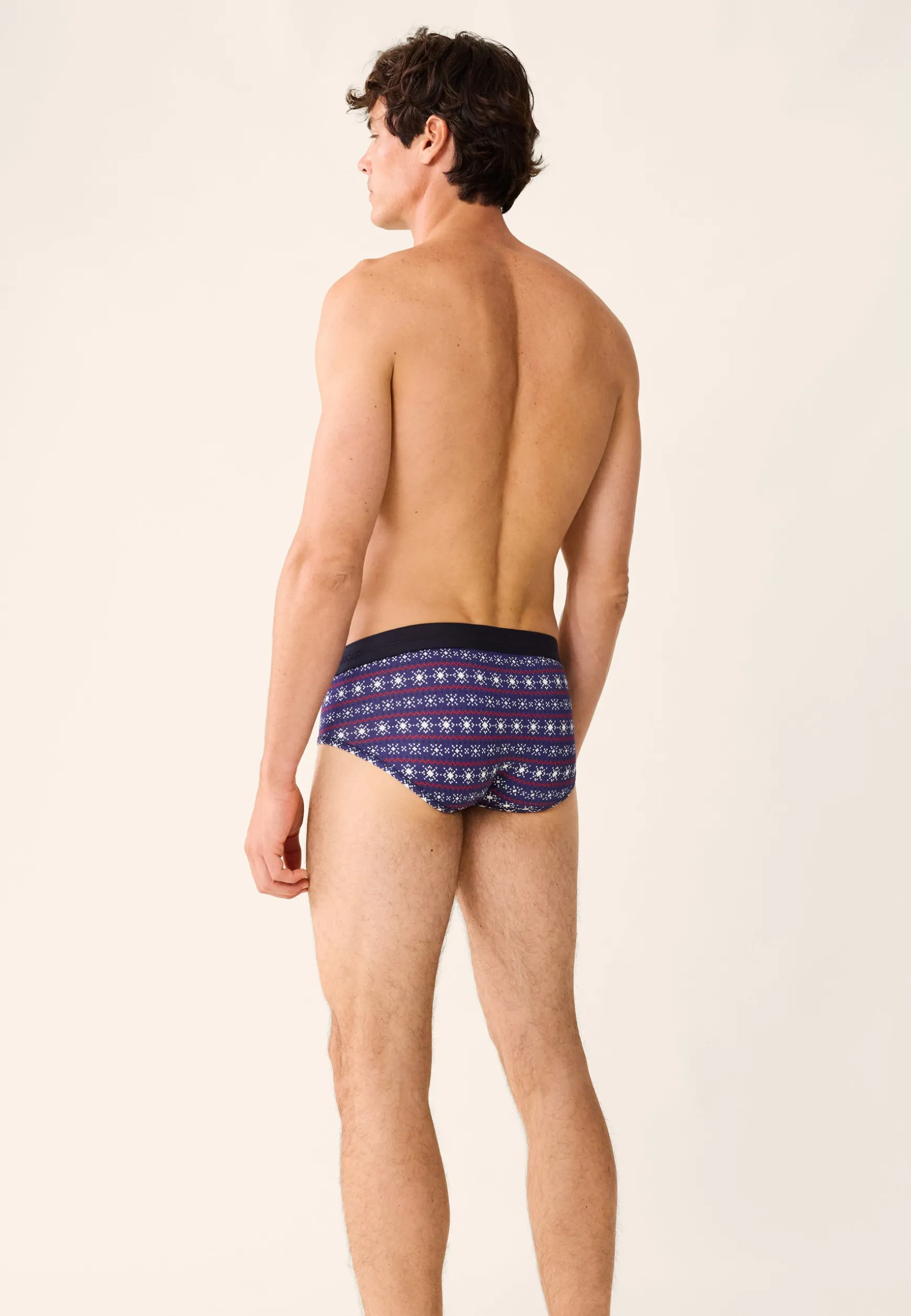 Le slip français Trio de slips en coton-Coffret Trio Slip Intrépide Marine Rouge Brodé Terrible Flocon<Homme Coffrets Cadeaux | Collection Cadeaux