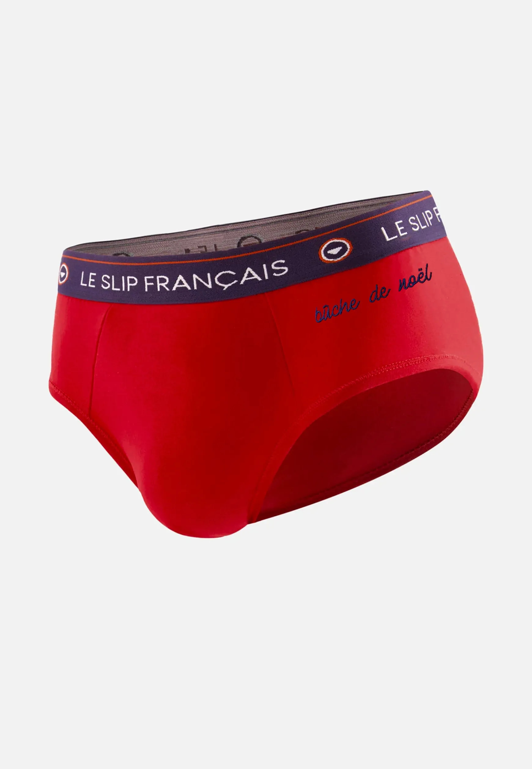 Le slip français Trio de slips en coton-Coffret Trio Slip Intrépide Marine Rouge Brodé Terrible Flocon<Homme Coffrets Cadeaux | Collection Cadeaux