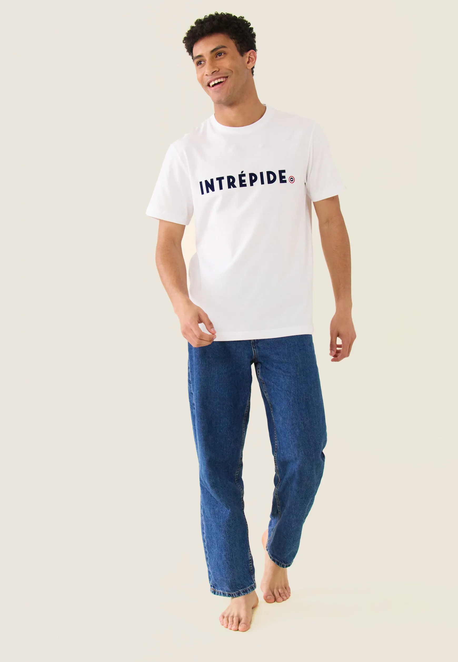 Le slip français T-shirt mixte col rond en coton-Jean-P Intrépide<Homme Hauts