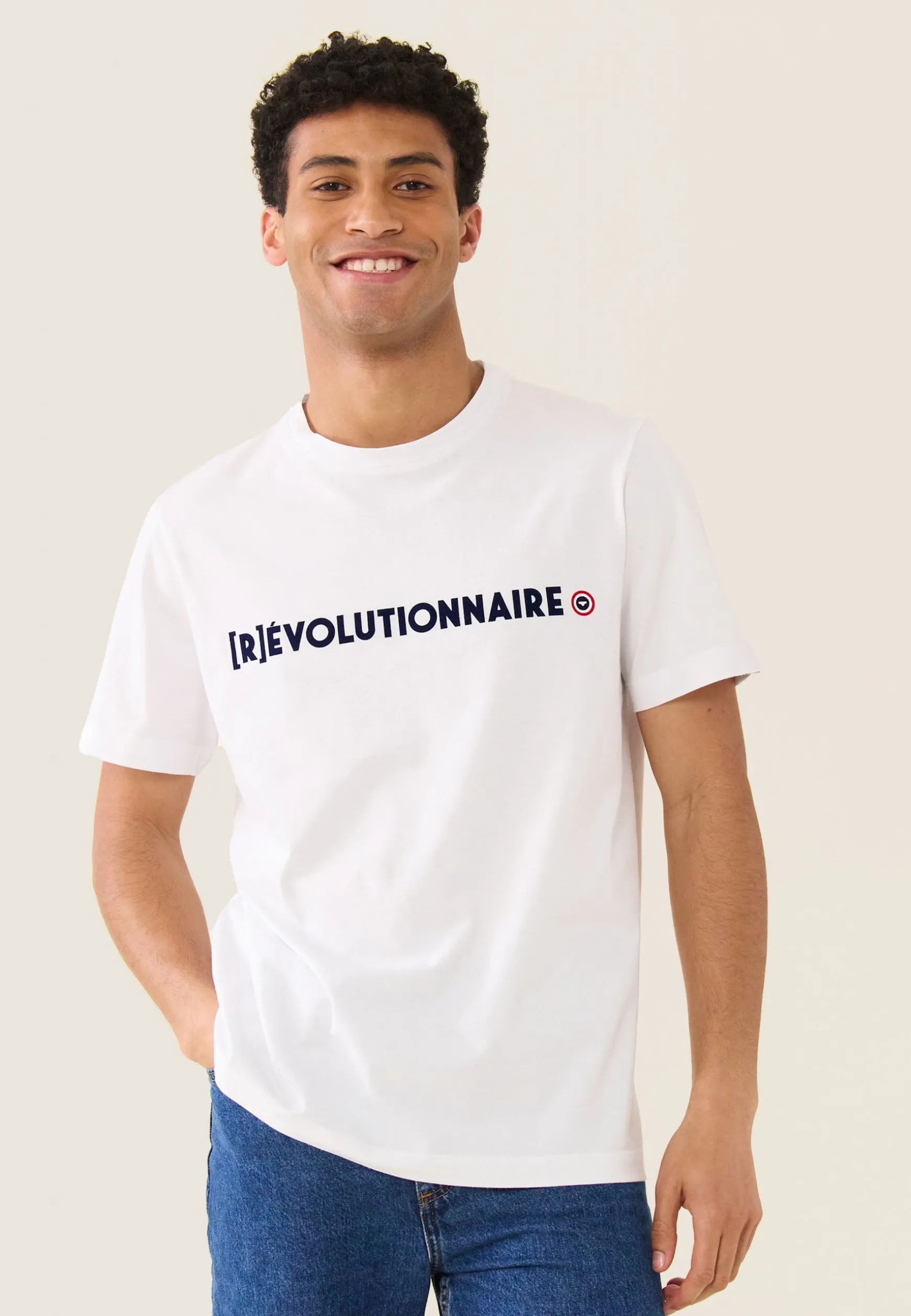 Le slip français T-shirt mixte col rond en coton-Jean-P Révolutionnaire<Homme Hauts